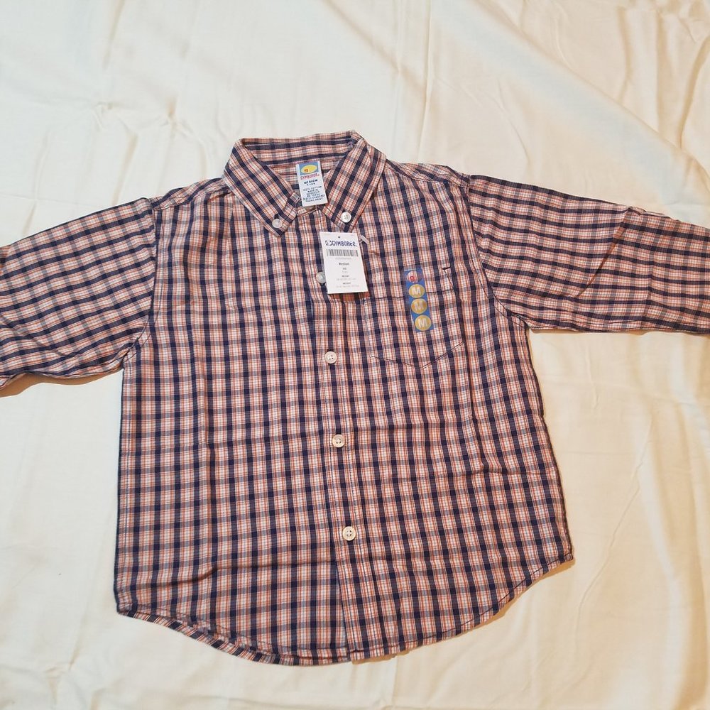 Vintage Gymboree boys Nautical button up shirt